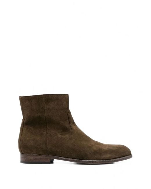 Buttero Brown Floyd Suede Ankle Boots for men
