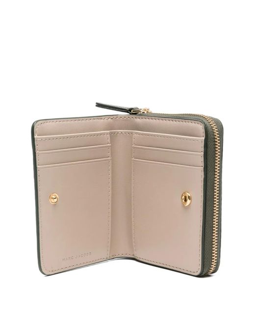 Marc Jacobs Green Mini Compact Wallet