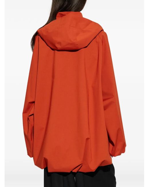 Lacoste Red Hoodie Zip Coat