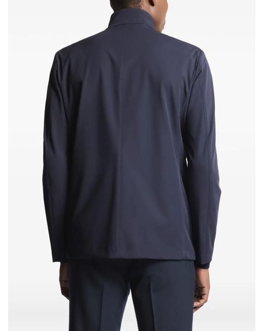 Fay Blue Travel Hook-Fastening Jacket for men