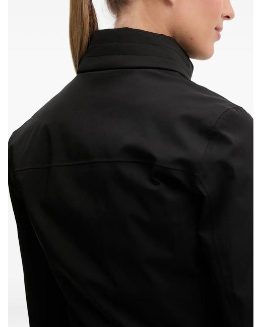 EA7 Black Pantalon De Ski Zippé À Imprimé Léopard