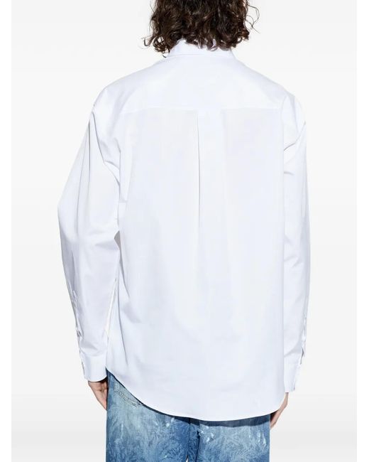 DSquared² White Printed Shirt for men