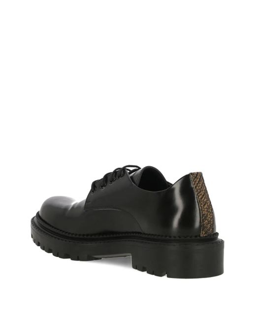 Borbonese Black Derby Shoes