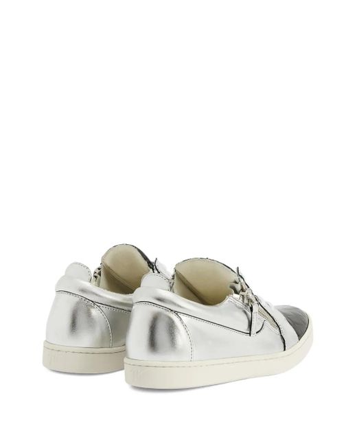 Giuseppe Zanotti Nicki Metallic-Effect Sneakers