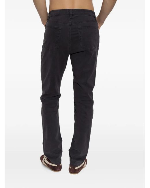 FRAME Black Jean À Coupe Cigarette for men