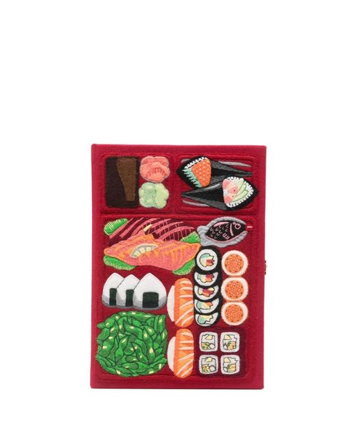 Olympia Le-Tan Bento Box Embroidered Clutch Bag