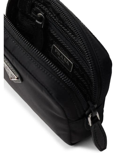 Prada Kosmetiktasche mit Triangel-Logo in Schwarz Lyst AT