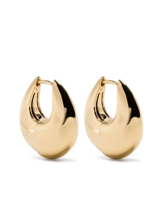 Missoma Metallic Pebble Hoop Earrings