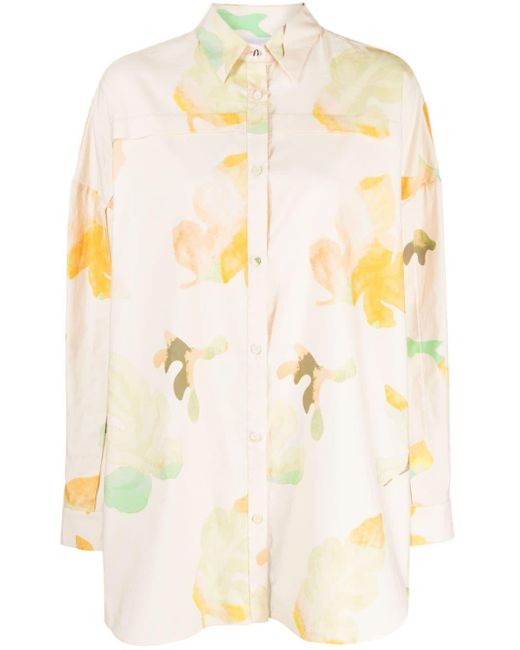 Camisa Edmond con estampado abstracto Acler de color Multicolor