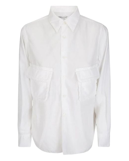 Camicia Con Tasca di Comme des Garçons in White