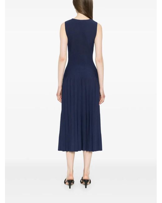 Staud Blue Elyse Kleid