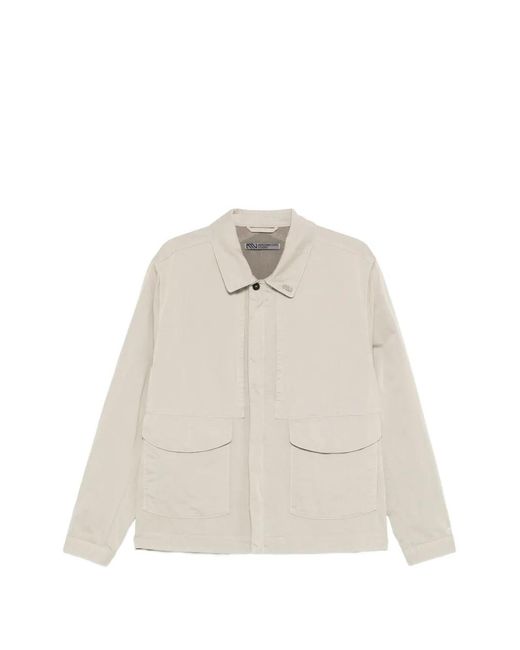 Veste À Patch Logo Massimo Osti Studio pour homme en coloris White