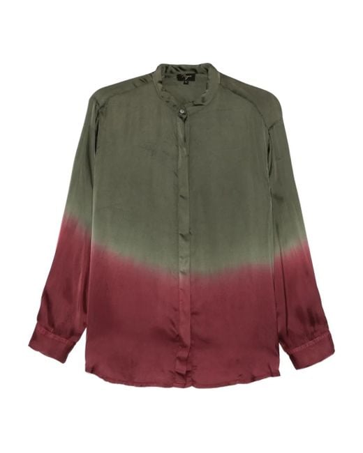 Yavi Blouse Met Lange Mouwen in het Green