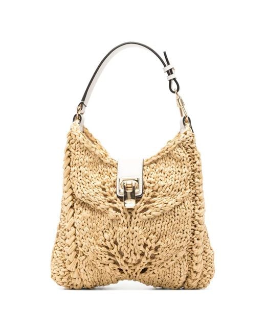 Ermanno Scervino White Mini Dudu Top-Handle Tote Bag