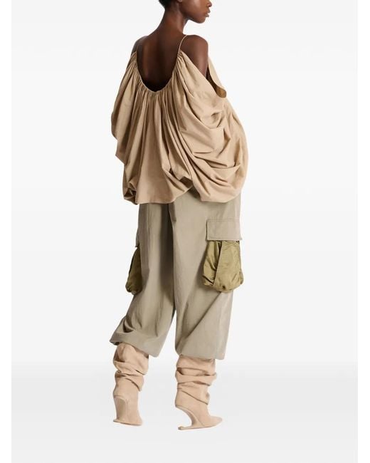Balmain Natural Cotton Blouse