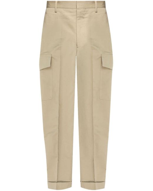 Paul Smith Natural Slim-fit Cargo Cotton Trousers for men