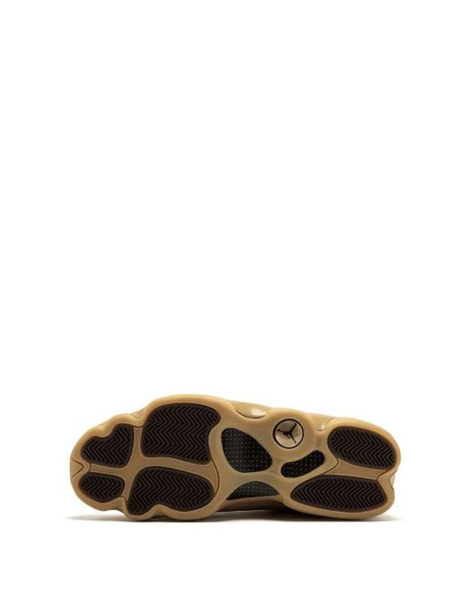 Nike Brown Air 13 Retro "Wheat" Sneakers for men