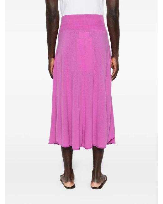 Extreme Cashmere Pink Seduce Midi Skirt