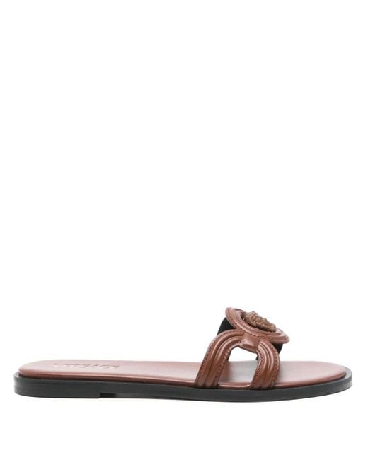Versace ブラウン メドゥーサ '95 フラットサンダル Brown