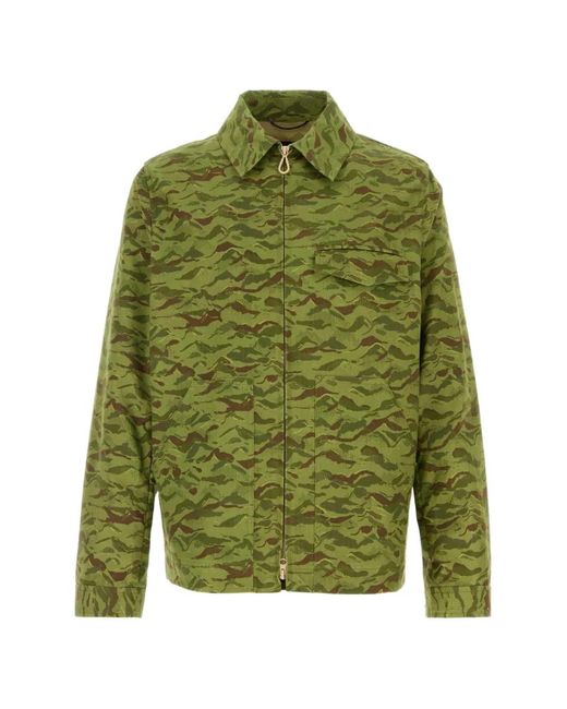 Paltò Green Zip Up Jacket for men