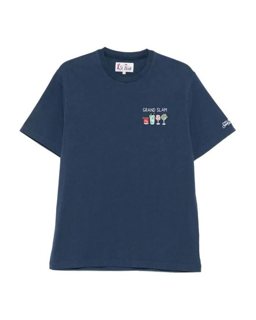 Mc2 Saint Barth Blue Grand Slam T-Shirt for men