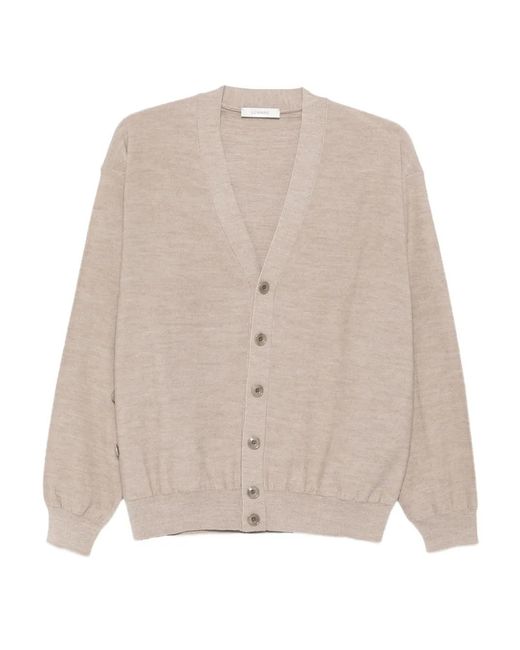 Lemaire Natural Wool Blend Cardigan