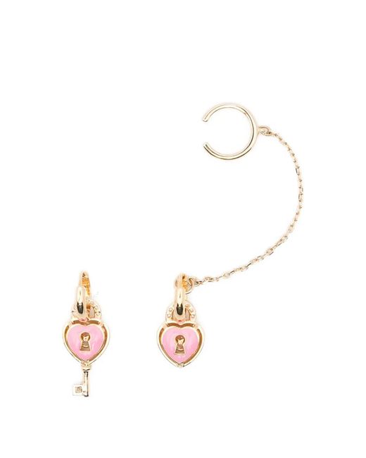 Swarovski White Heart-Shape Earrings
