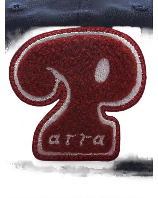 by Parra Blue Ball Sports 6 Logo-Patch Six-Panel Cap for men