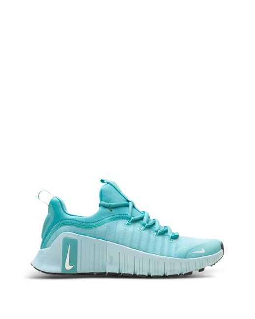 Nike Blue Free Metcon 6 Logo-Detail Sneakers