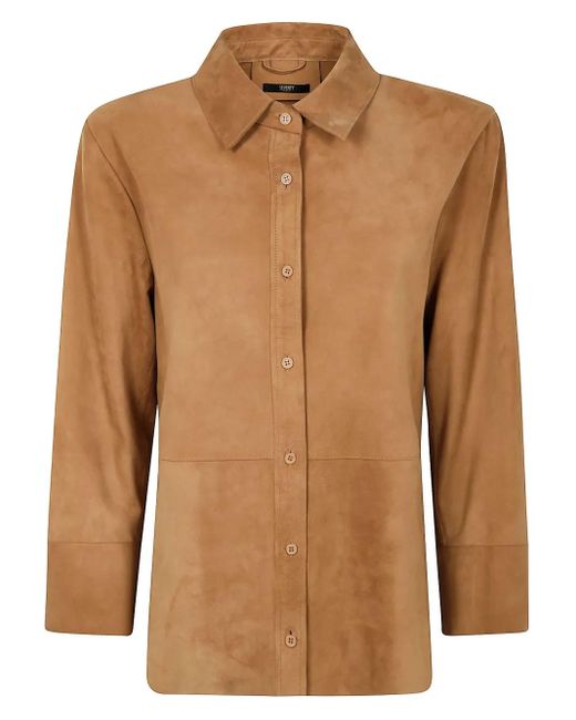 Seventy Suède Blouse in het Brown