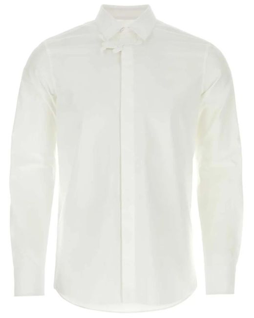 Camisa con parche floral Valentino Garavani de hombre de color