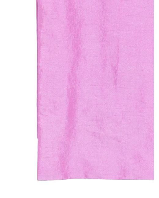 Hanita Pink Rectangular-Shape Scarf