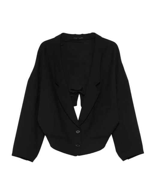 Viktor & Rolf Black Dragged Blazer
