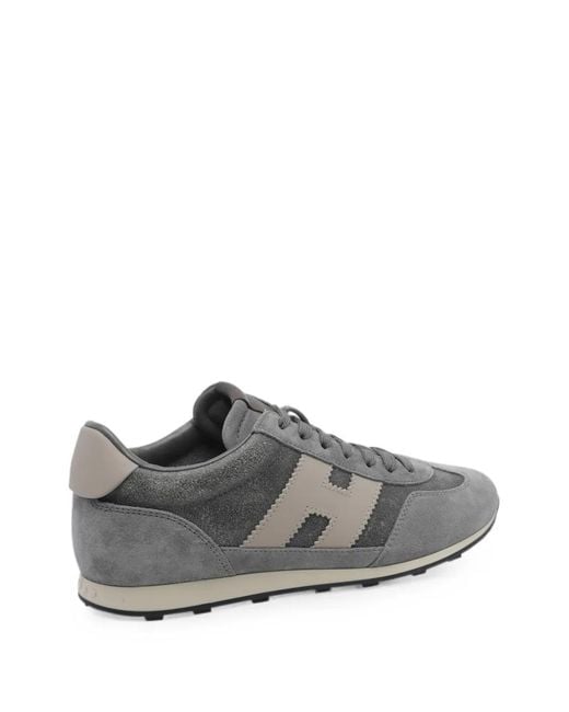 Hogan Athletic Sneakers Mit Logo-Patch in Gray für Herren