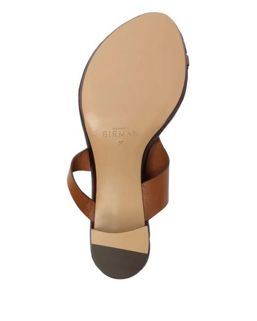 Alexandre Birman Brown 45Mm Eliah Leather Sandals