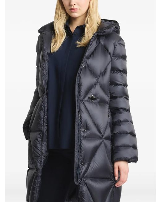 Fay Gray Argyle Quilted Jacket