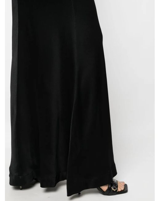 Blumarine Black Abito Raso Ins.Denim Clothing