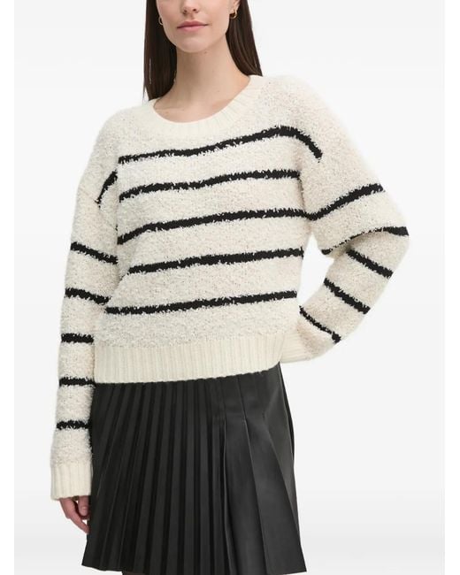 Ouí Natural Striped-Pattern Sweater