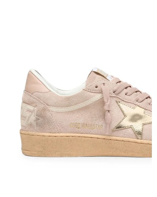 Golden Goose Deluxe Brand Pink Ball Star Sneakers