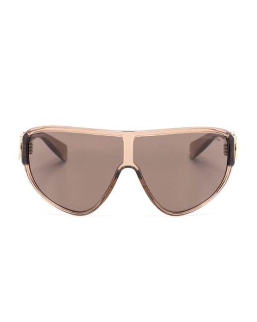 Michael Kors Pink Shield-frame Sunglasses
