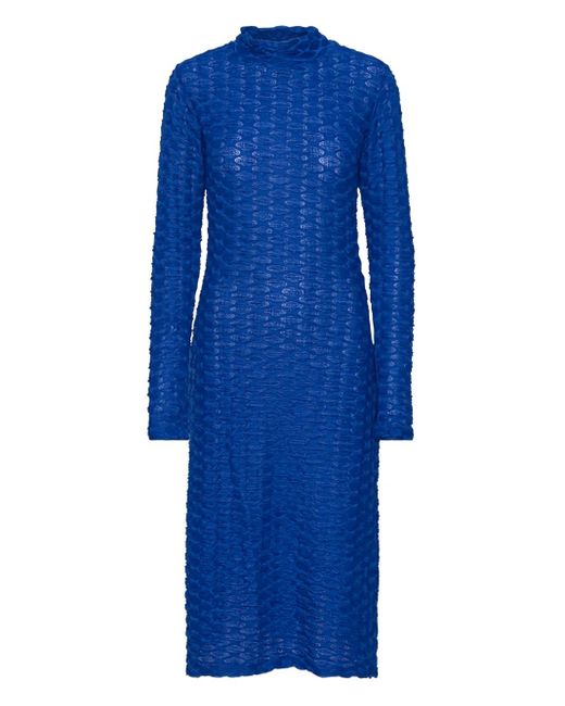 Henrik Vibskov Blue Bubble Midi Dress