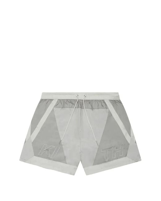 Kith Gray Turbo Panelled Shorts for men
