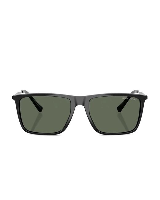ARMANI EXCHANGE Green Square-Frame Sunglasses for men