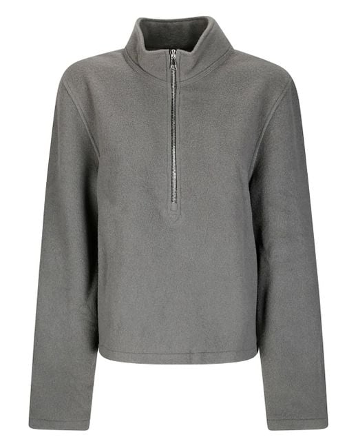 Rier City フリース スウェットシャツ Gray