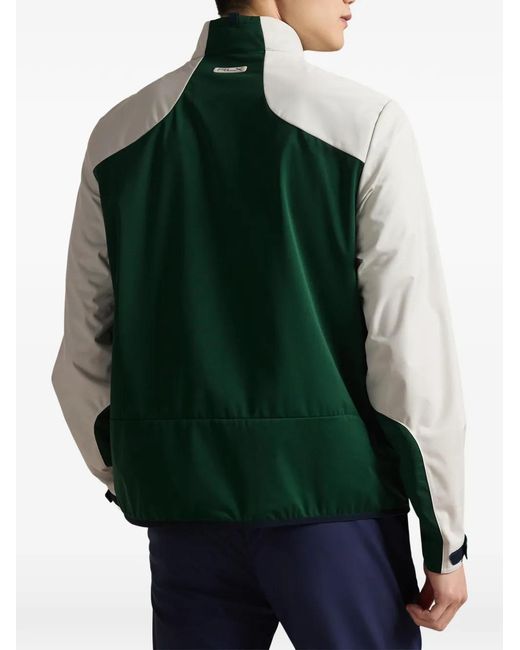 Ralph Lauren Green Colourblock-Design Jacket for men