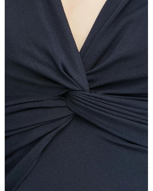 Boss Vネック トップ Blue