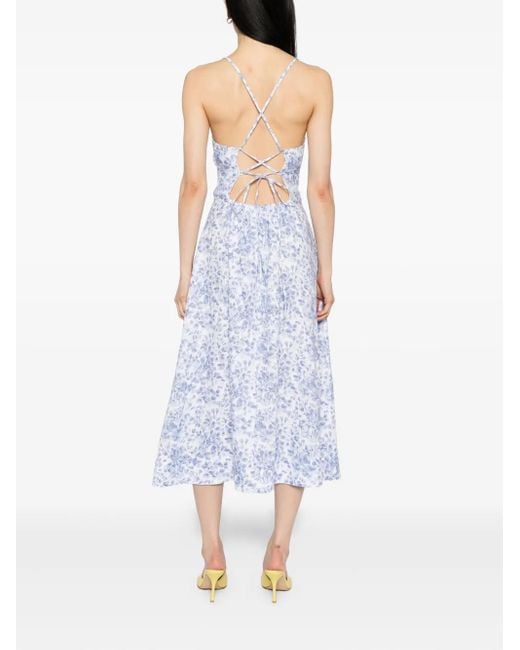Reformation White Yuliy Linen Dress