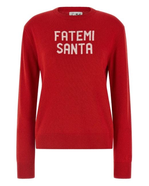 Mc2 Saint Barth Red New Queen' Sweater