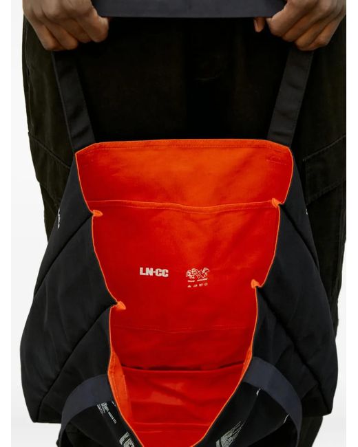 Space Available White Graphic-Print Reversible Tote Bag for men