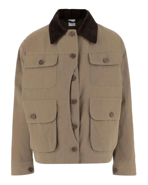 Aspesi Brown Jacke mit aufgesetzter Tasche